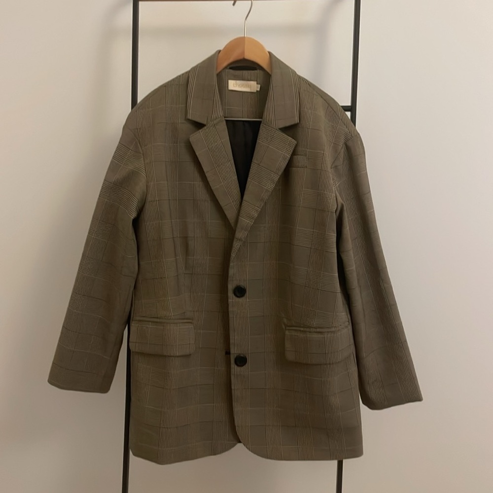 Choosy Plaid Coat